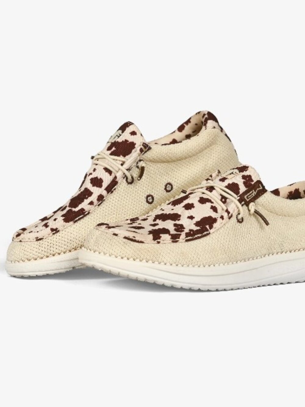 Gator Waders Women camp shoes- cow print - size 9